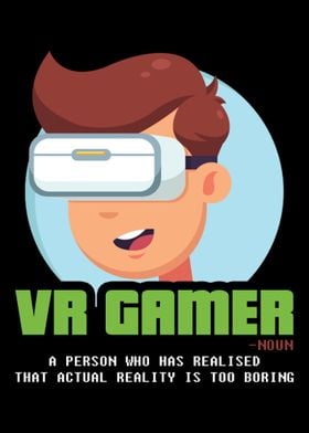 VR Gamer  Virtual Reality