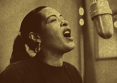 Billie Holiday Vintage 19