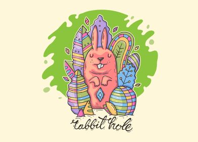 Cute Rabbit Illustration