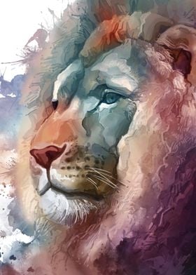 lion portrait 2