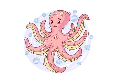 Cute octopus