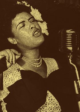 Billie Holiday Vintage 3