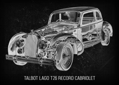 TalbotLago T26 Record Cab