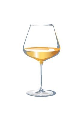 White wine glass