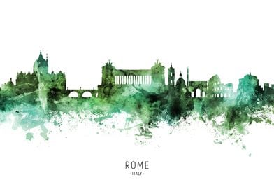 Rome Skyline Italy