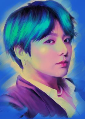 BTS JUNGKOOK PAINTING