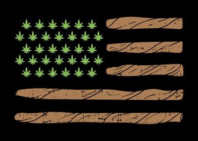 US Flag Marijuana