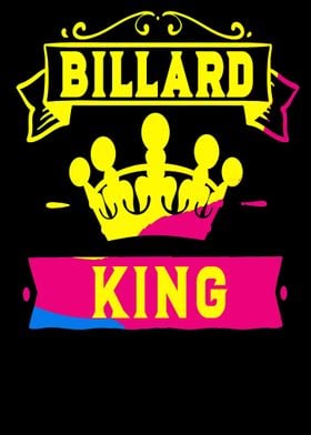 Billiard King with Crown