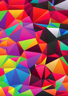 Colorful Low Poly Art