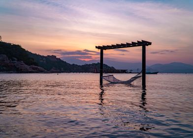 Tranquil water swing 