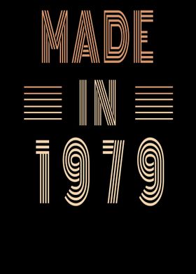 Made in 1979 Birthday