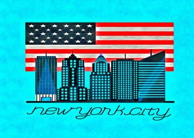 New York City Skyline USA