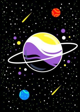 Nonbinary Space Planet