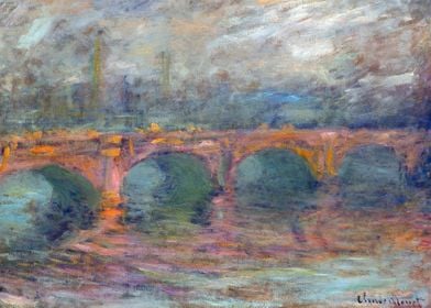 Monet Waterloo Bridge 