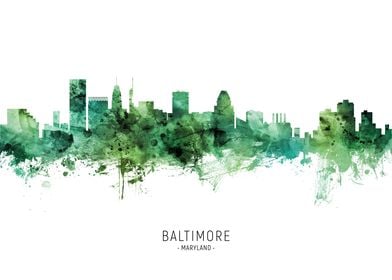 Baltimore Skyline Maryland