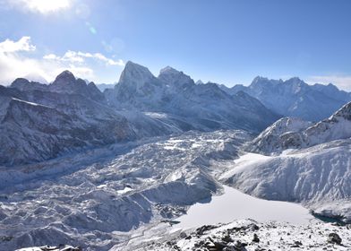 View over Gorak Shep