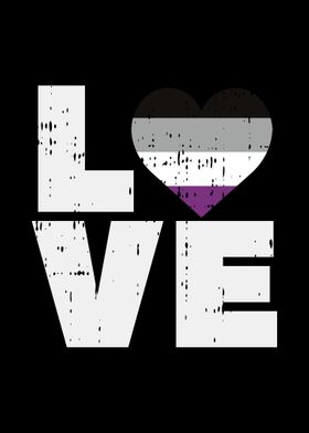 Love Asexual Flag