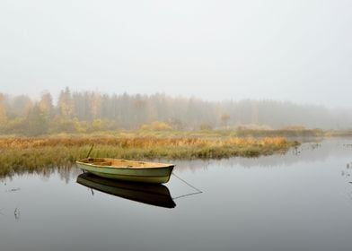 Reflection Lake Water Fog 