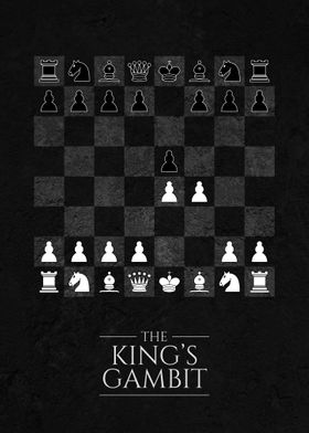 King's gambit chess - Do you Accept or Decline Poster for Sale by  HepiusArt