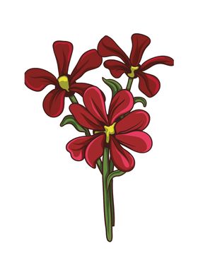 Flower Botany Red