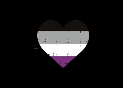 Pocket Heart Asexual Flag