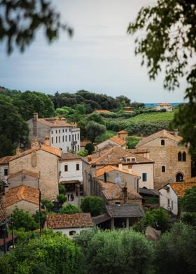 Italian medieval village