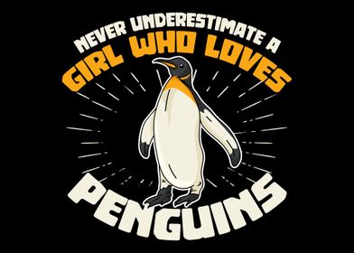 A girl who loves penguins