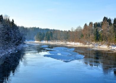 Cold Winter Snow Landscape