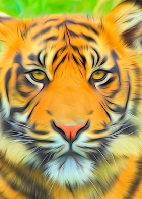 Tiger Close Up