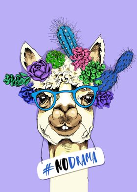 Cute Fun Llama Love Quote