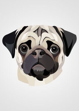 Pug Illustration