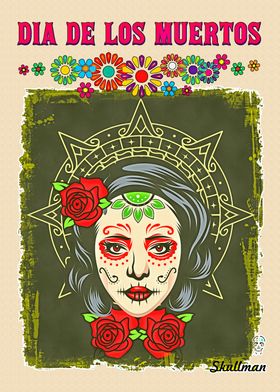 Catrina Sugar Skull Art