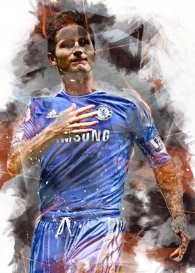 Quadro decorativo Poster Frank Lampard Jogador De Futebol para