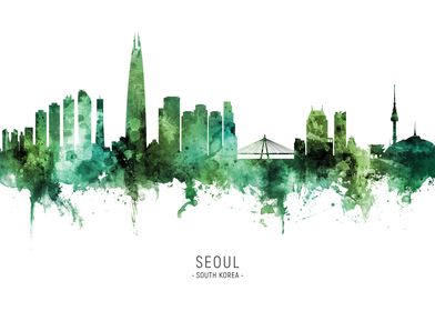 Seoul Skyline South Korea