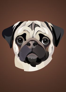 Pug Illustration