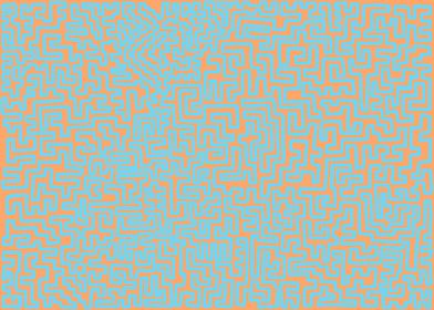 Orange and Blue Labyrinth