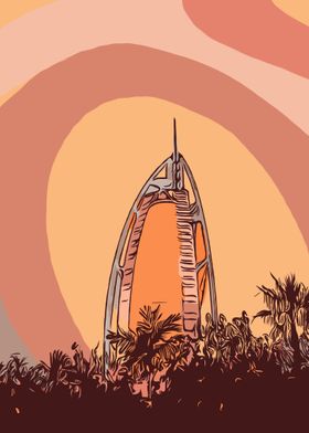 Burj Al Arab Illustration