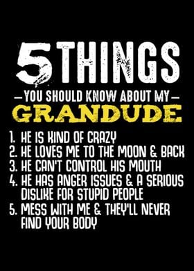 5 Things Grandpa Grandude 