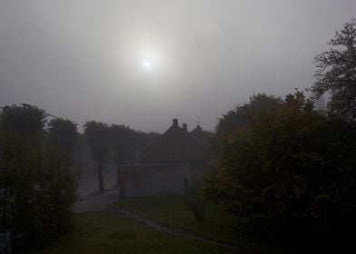 Dawn Daybreak Sun Fog Morn