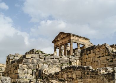 Ancient roman temple