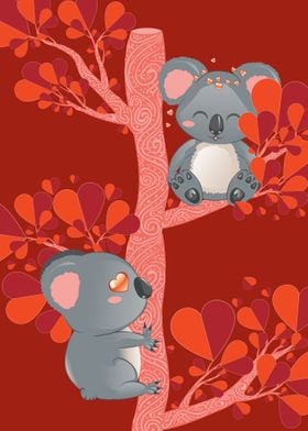 Couple of koala bears