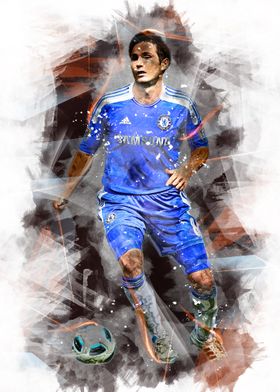 Quadro decorativo Poster Frank Lampard Jogador De Futebol para