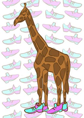 Fashionable giraffe