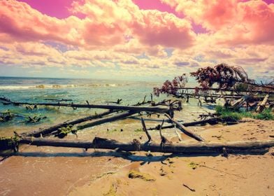 Baltic Bay Beach Blue Brig