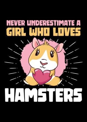 A girl who loves hamsters