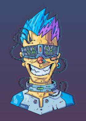 Cyberpunk Hacker