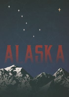 Alaska Travel Postcard