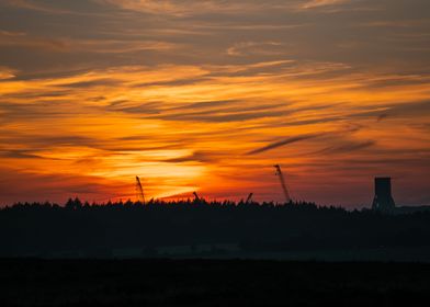 Sunset at Dalby Forest