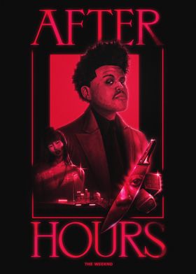 The Weeknd Poster After Hours – thepostercorner