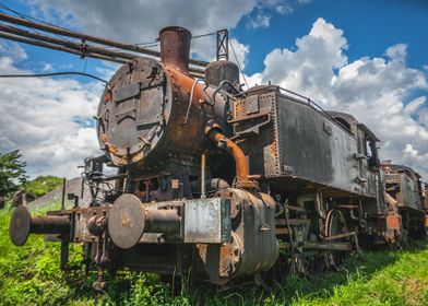 Old abandoned train